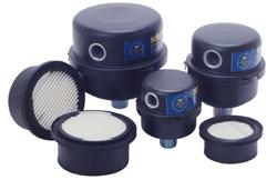 These FS Series, Miniature Filter Silencers, are used on the inlet of compressors.  Its unique design allows for optimum surface area for low pressure drop and for a low profile presentation.
