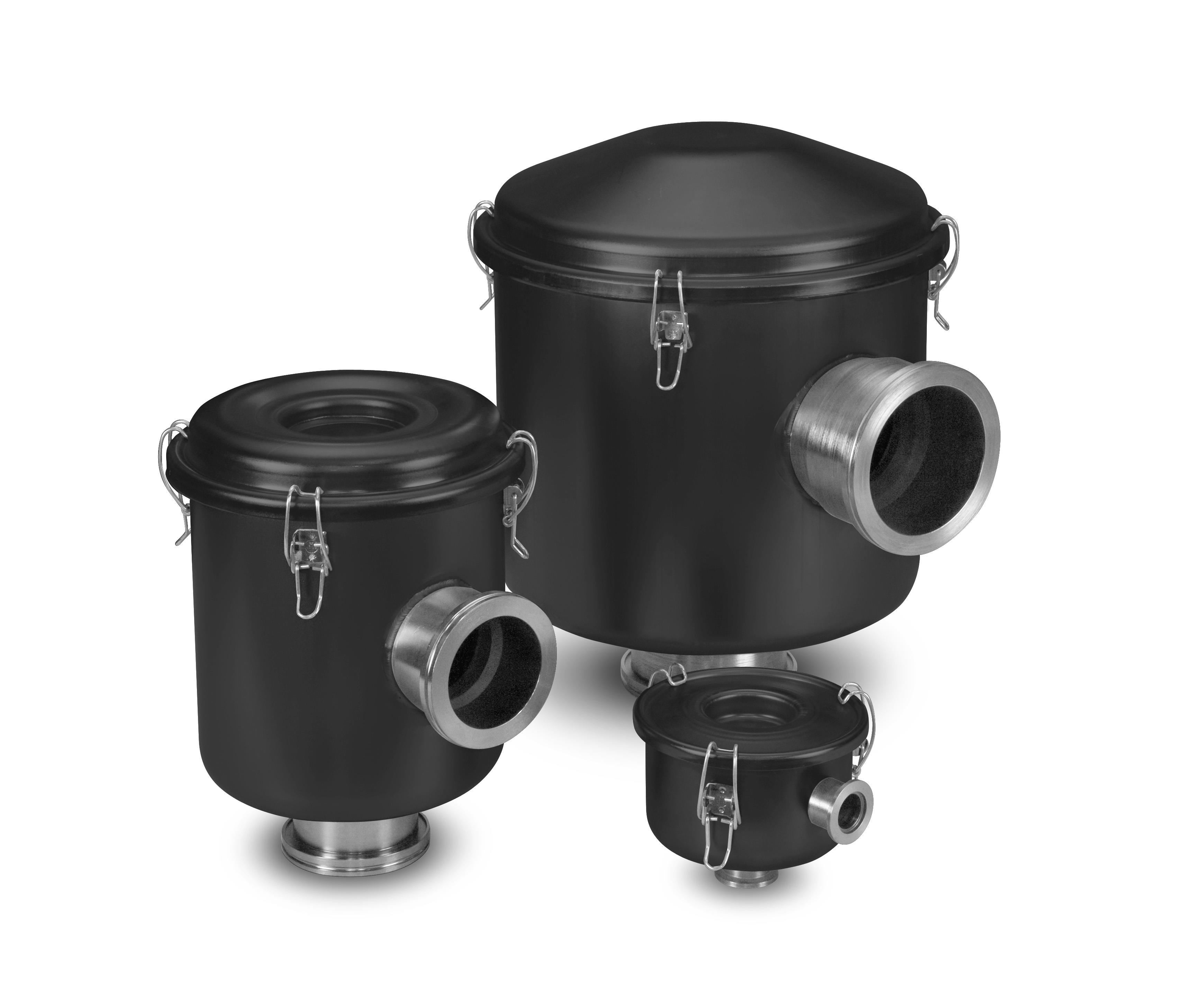 Inlet Vacuum Filters with ISO Flange connections